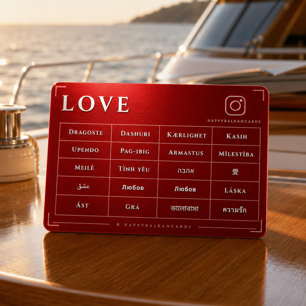 Love Card — Red
